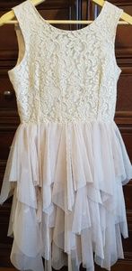 Beautiful champagne colored girls dress size 14